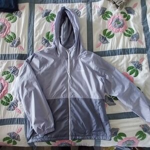 Womens Fleece Lined Windbreaker by Columbia XL Lavender in color